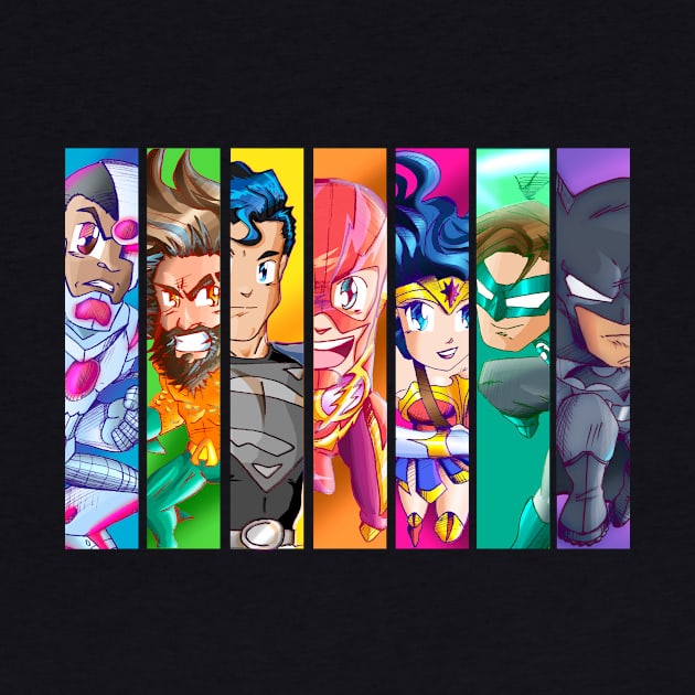 Team Justice (Color version) by MorenoArtwork